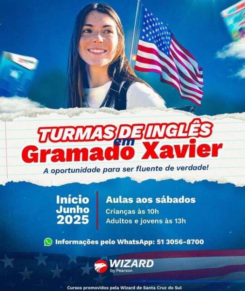 TURMAS DE INGLES EM GRAMADO XAVIER